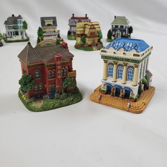 Lot of 9 Liberty Falls Miniature Buildings 2000 - Americana Collection - Picture 2 of 16